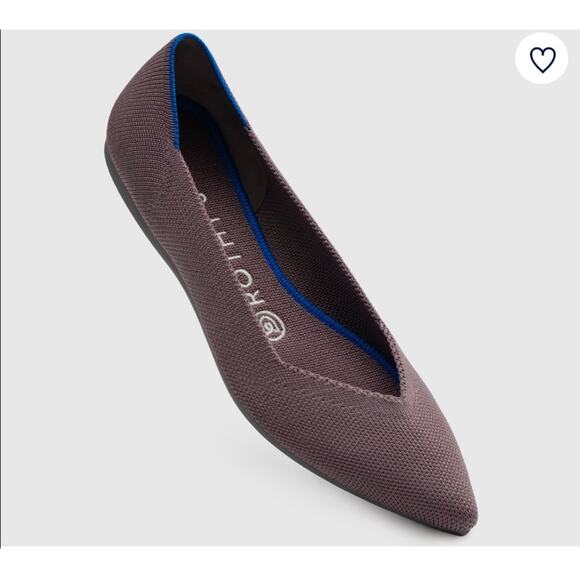 Rothy's The Point II Flats in Mink Brown Taupe Shoes Size 8 $155 - Picture 1 of 10